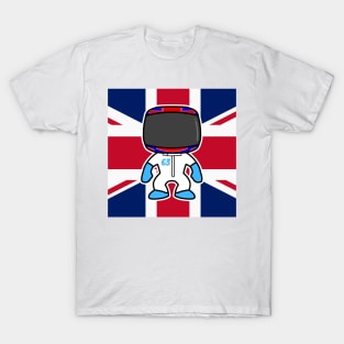 George Russell Custom Bobblehead - Flag Edition 2021 Season T-Shirt